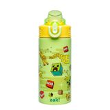 Garrafa De Água Zak Designs Minecraft Sage Kids 400 Ml De Aço Inoxidável