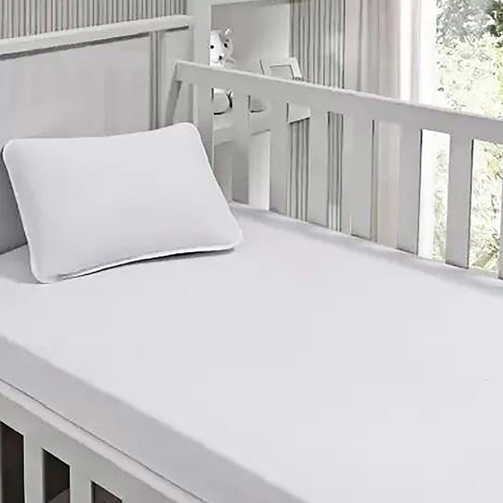 Jogo De Berço Malha Kinder Minicama - Catran Branco