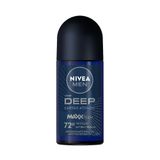 Desodorante Nivea Roll-on Deep Carvão Ativado Maxxtech Masculino 50ml