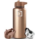 Garrafa De Água Iron °flask Camping Hiking 950 Ml Pearl Beige