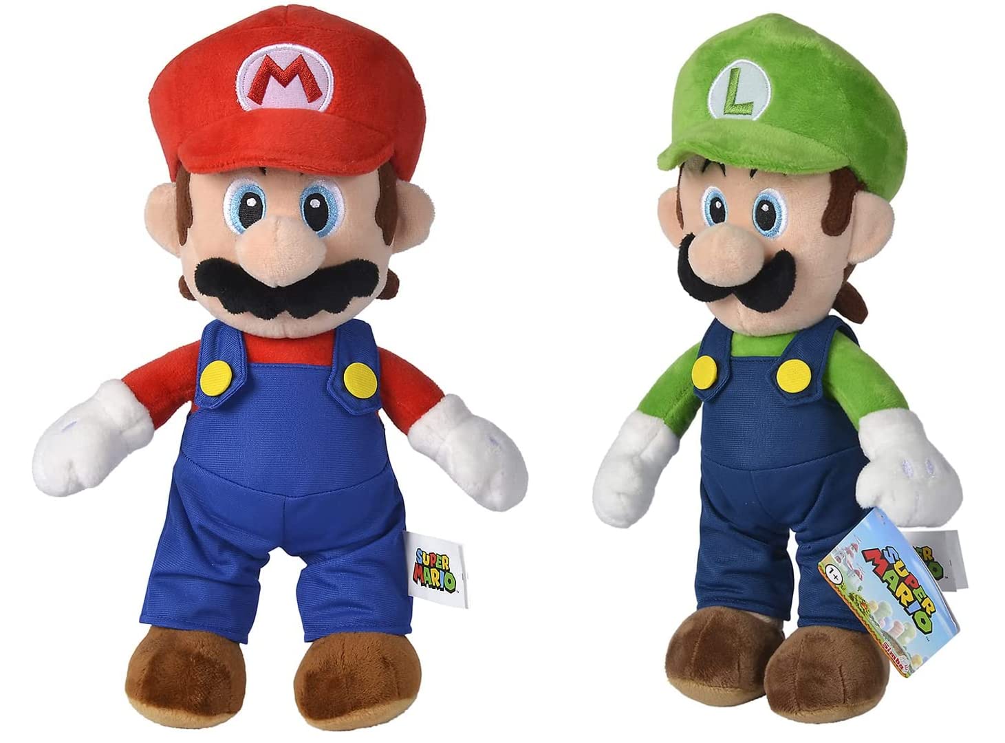 Conjunto De Brinquedos Macios De Pelúcia Super Mario Bros Mario And Luigi 20cm