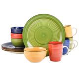 Conjunto De Louças Gibson Home Vibes Service 4, 12 Unidades Variadas