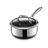 Panela Hexclad Hybrid Antiaderente 2l Com Tampa De Indução 900°f