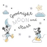 Decalques De Parede Lambs &amp; Ivy Disney Baby Moonlight Mickey Mouse