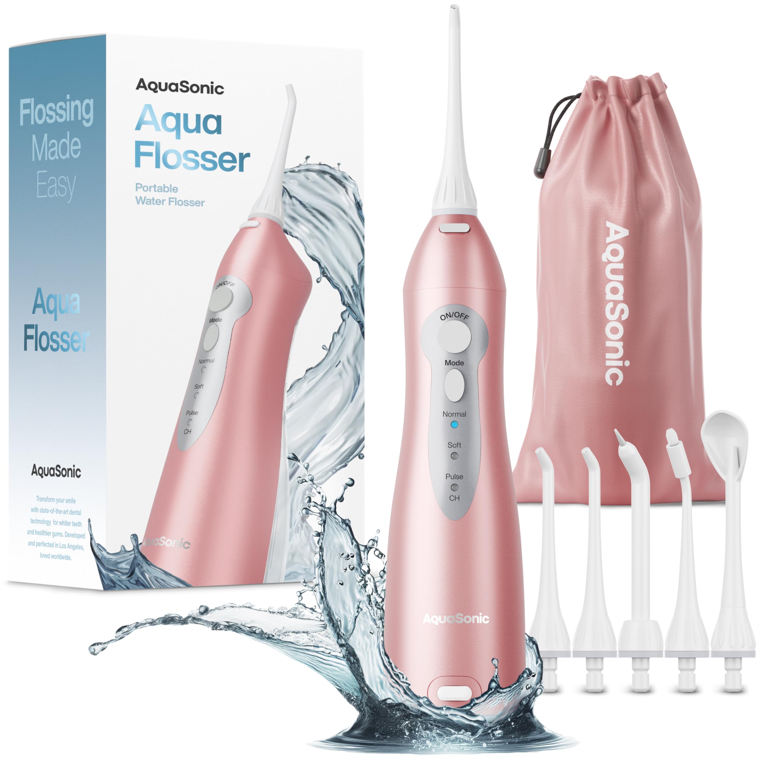 Water Flosser Aquasonic Aquasonic Sem Fio Recarregável