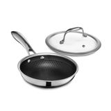 Frigideira Hexclad Hybrid Antiaderente 18 Cm Com Tampa 900 °f