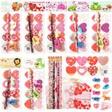 Kit De Papelaria Super Value Para Presentes De Dia Dos Namorados Para Crianças