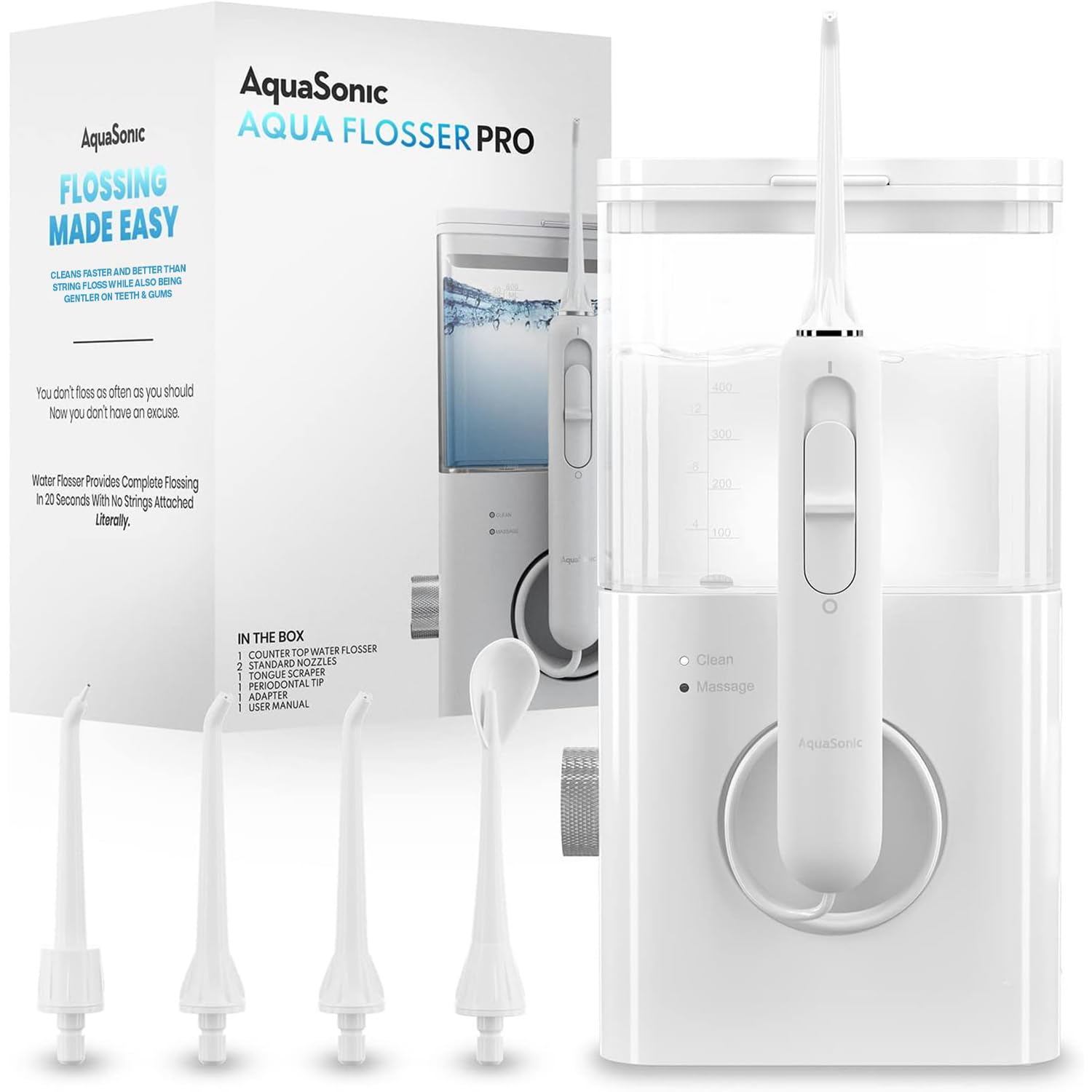 Reservatório Water Flosser Aquasonic Aqua Flosser Pro 600ml