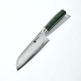 Faca Santoku Hexclad Japonesa Damasco Em Aço Inoxidável 18cm