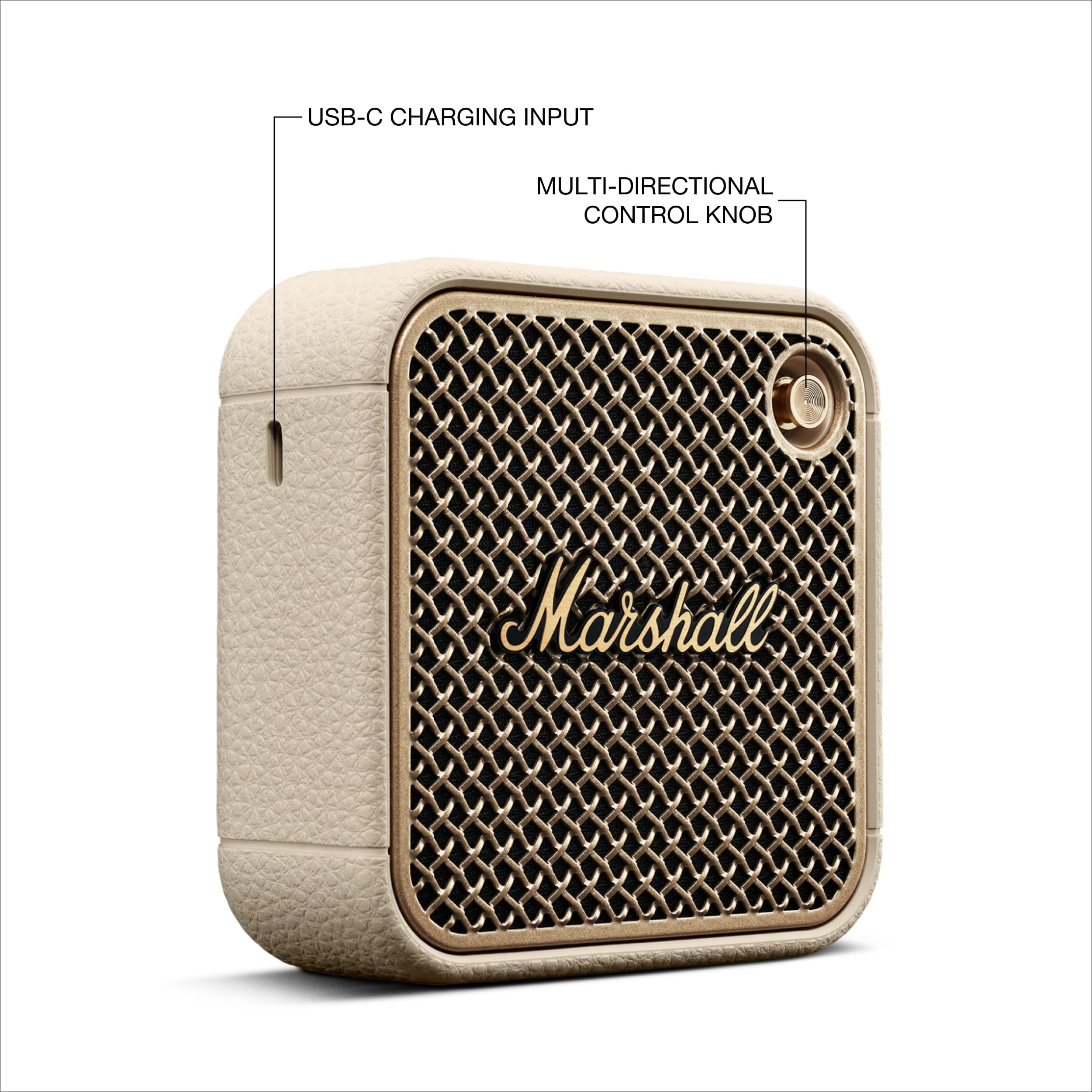 Alto-falante Portátil Bluetooth Marshall Willen Ii Cream - Carrefour