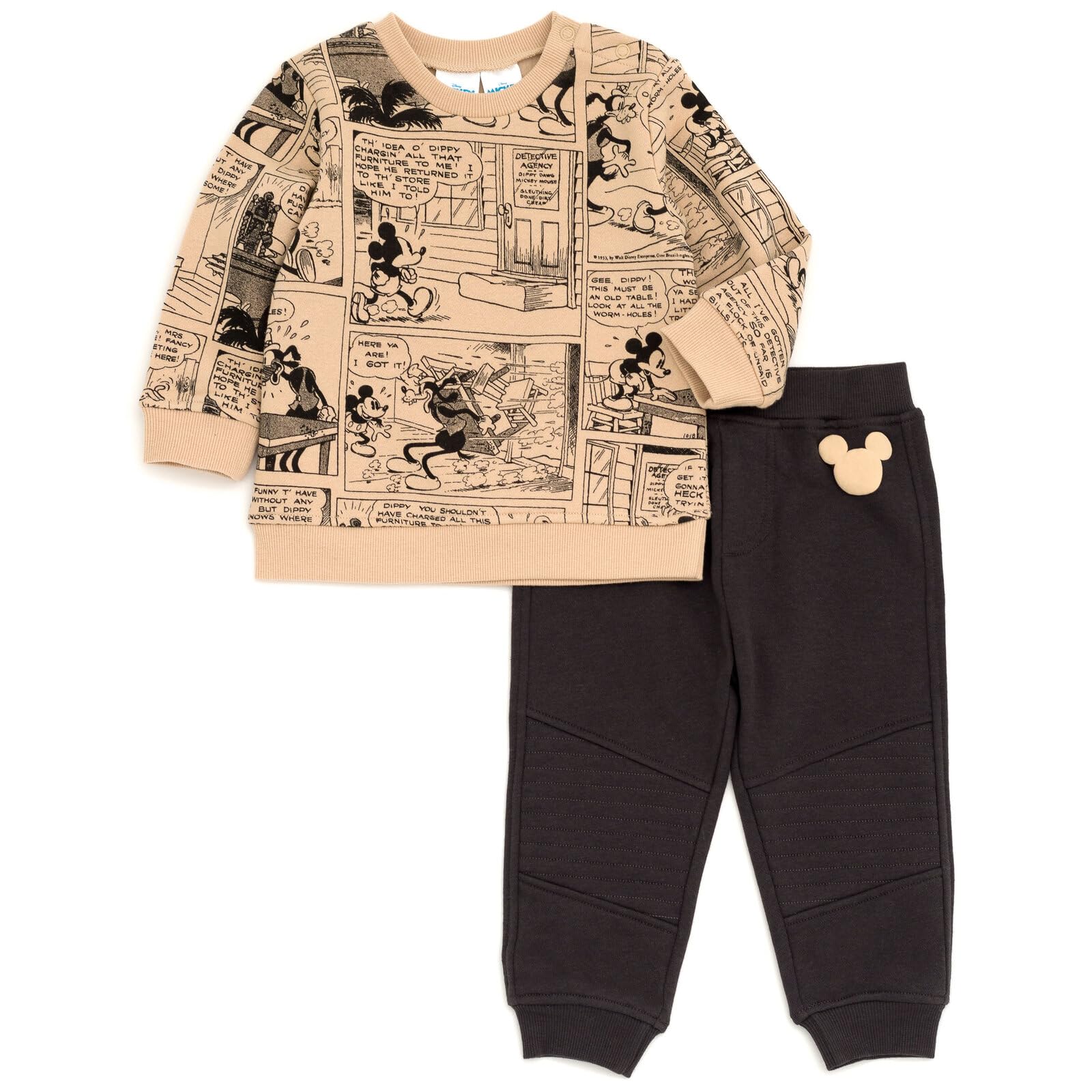Conjunto De Roupas: Camiseta E Calça Disney Mickey Mouse Goofy