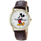 Assista Disney Mickey Mouse Adult Classic Cardiff Dourado/marrom
