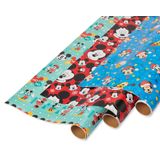 Papel De Embrulho American Greetings Disney Christmas 105 Ft²