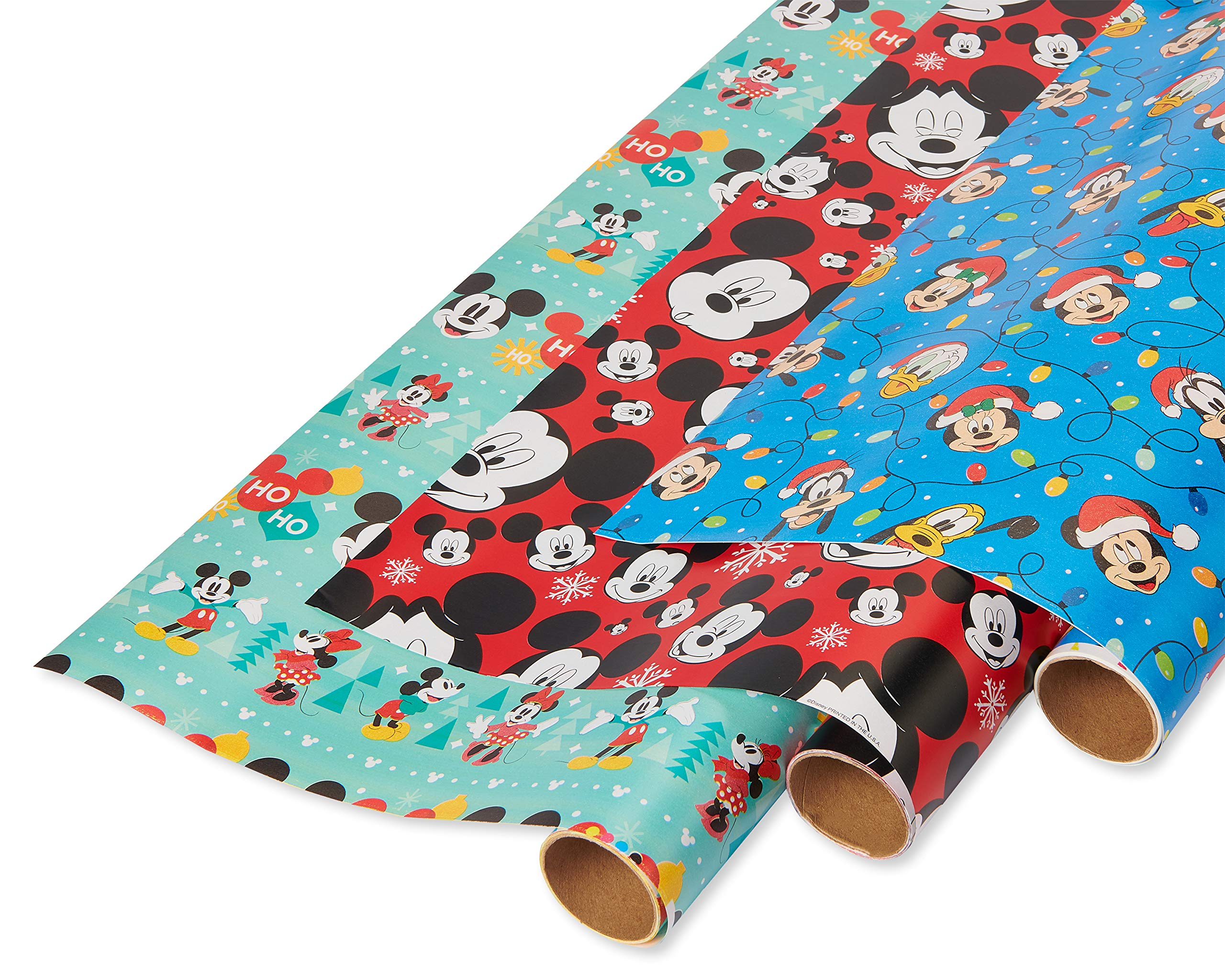 Papel De Embrulho American Greetings Disney Christmas 105 Ft²