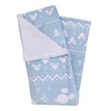 Cobertor De Bebê Disney Mickey Mouse Winter Christmas Sherpa