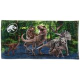 Toalha Franco Kids Jurassic World Dominion Blue Velociraptor