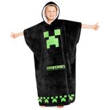 Cobertor Com Capuz Minecraft Fleece Para Crianças E Adolescentes