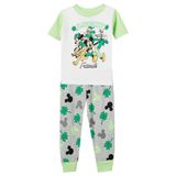 Conjunto De Pijamas Disney Boys&#39; Mickey Mouse 2t, 2 Peças De Algodão