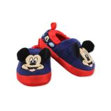 Chinelos Josmo Kids Mickey Mouse De Pelúcia A-line Para Meninos 5-6t