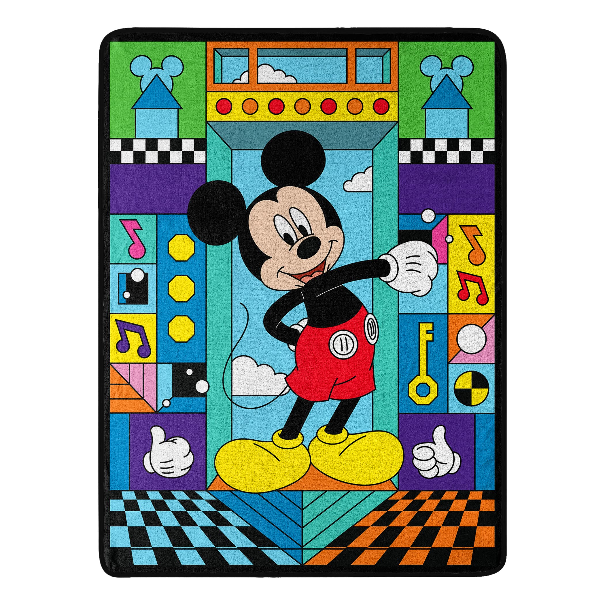 Cobertor Northwest Mickey Mouse Micro Raschel 46x60cm