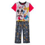 Conjunto De Pijamas Disney Boys Mickey Mouse, 2 Peças, Loose-fit 3t