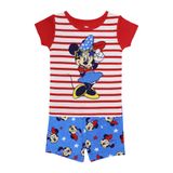 Conjunto De Pijamas Disney Mickey Mouse Minnie America 3t Unissex Para Crianças