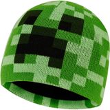 Conjunto De Inverno, Gorro E Luva Minecraft Para Crianças, Verde