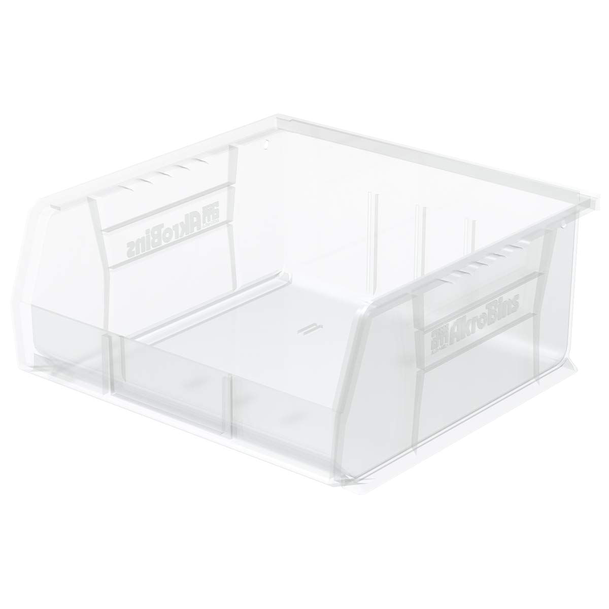 Caixas De Armazenamento Akro-mils 30235 Akrobins Plastic, Pacote Com 6 Unidades Transparentes