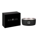Tigela Para Cães Iron °flask 1.9l De Borracha Antiderrapante De Aço Inoxidável