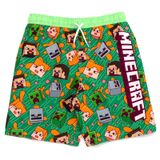 Calções De Banho Minecraft Big Boys Upf 50+ Roupa De Banho 8