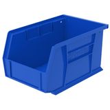 Caixas De Armazenamento Akro-mils 30237 Akrobins Plastic 9x6x5 Azuis, Pacote Com 12