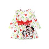 Vestido Disney Minnie Mouse Mickey Mouse Para Menina 2t