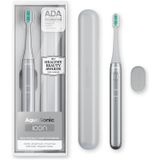 Escova De Dentes Elétrica Aquasonic Icon Recarregável Com Suporte