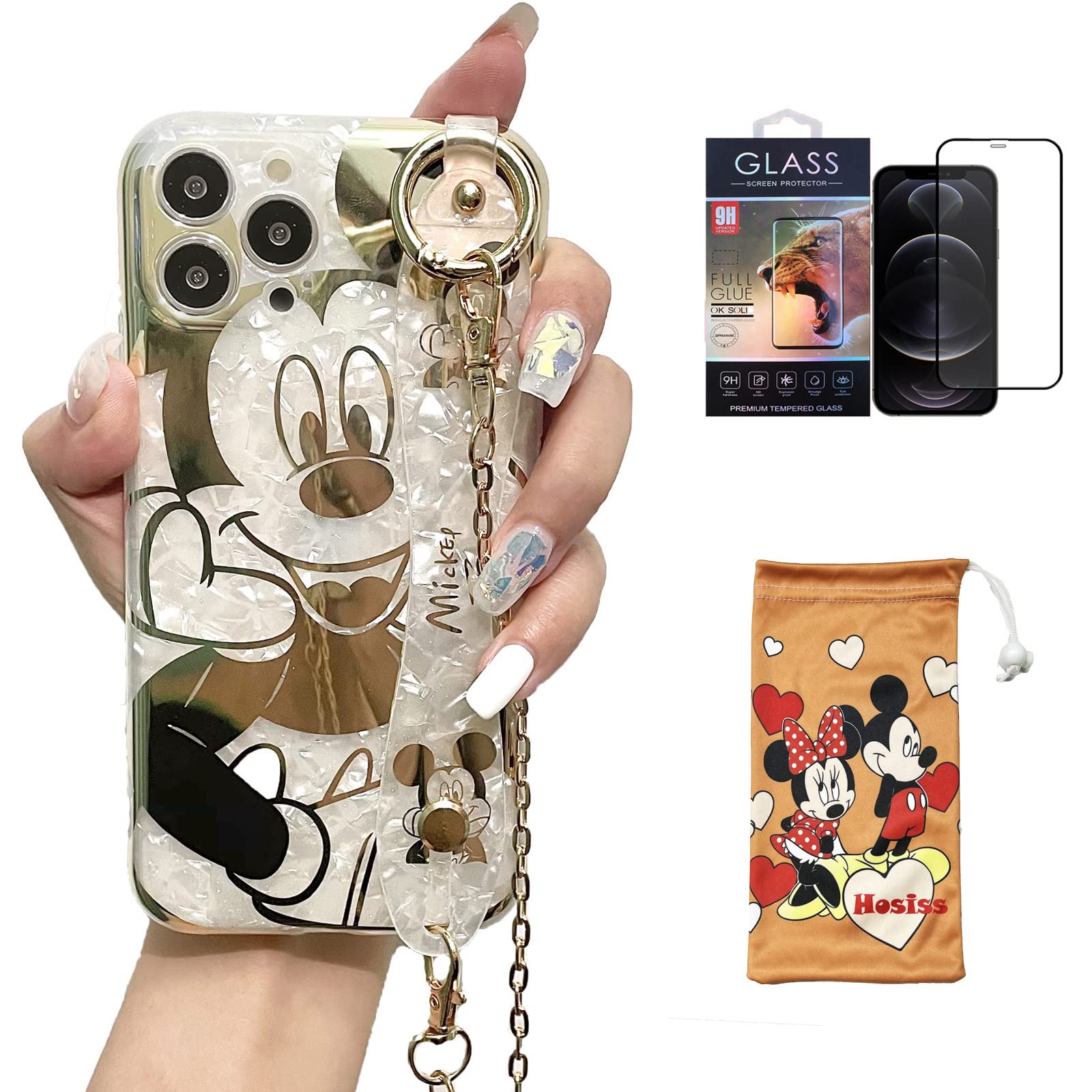 Capa De Telefone Hosiss Cartoon Para Iphone 13 Pro 6.1 Com Acessórios