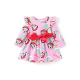 Vestido Disney Minnie Mouse Mickey Mouse Para Menina 2t Rosa