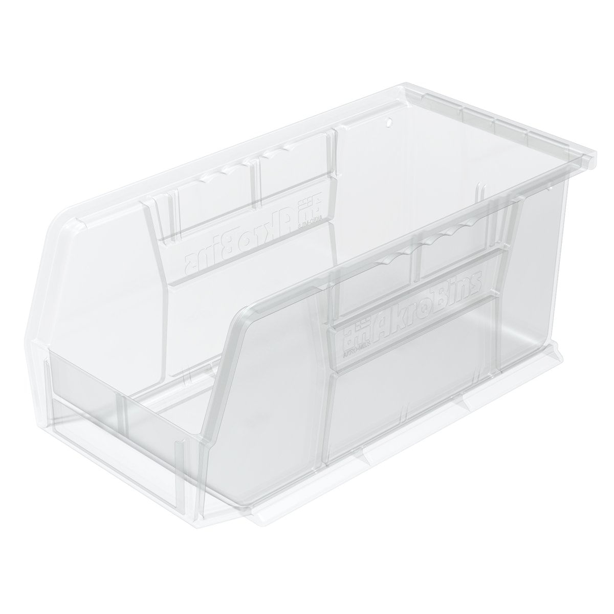 Caixas De Armazenamento Akro-mils 30230 Akrobins Plastic 11x5x5 Cm Transparentes