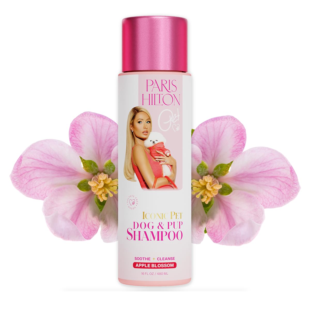 Shampoo Para Cães Paris Hilton Sweet Floral Apple Blossom 480 Ml