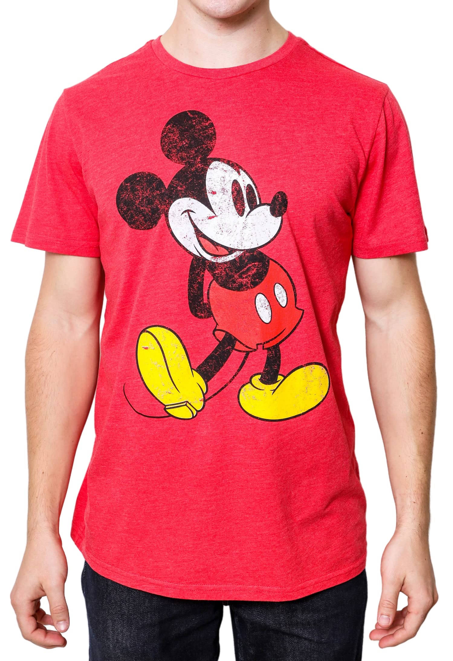 Camiseta Disney Mickey Mouse Classic Distressed Standing