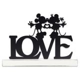 Decoração De Mesa Open Road Brands Disney Mickey Mouse Love
