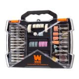 Kit De Acessórios Para Ferramentas Rotativas Wen 230151a 150 Peças Com Estojo