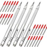 Ferramenta Metal Scribe Scriber Nepak Tungstênio Carbide Scriber Com Ímã, Pacote Com 4