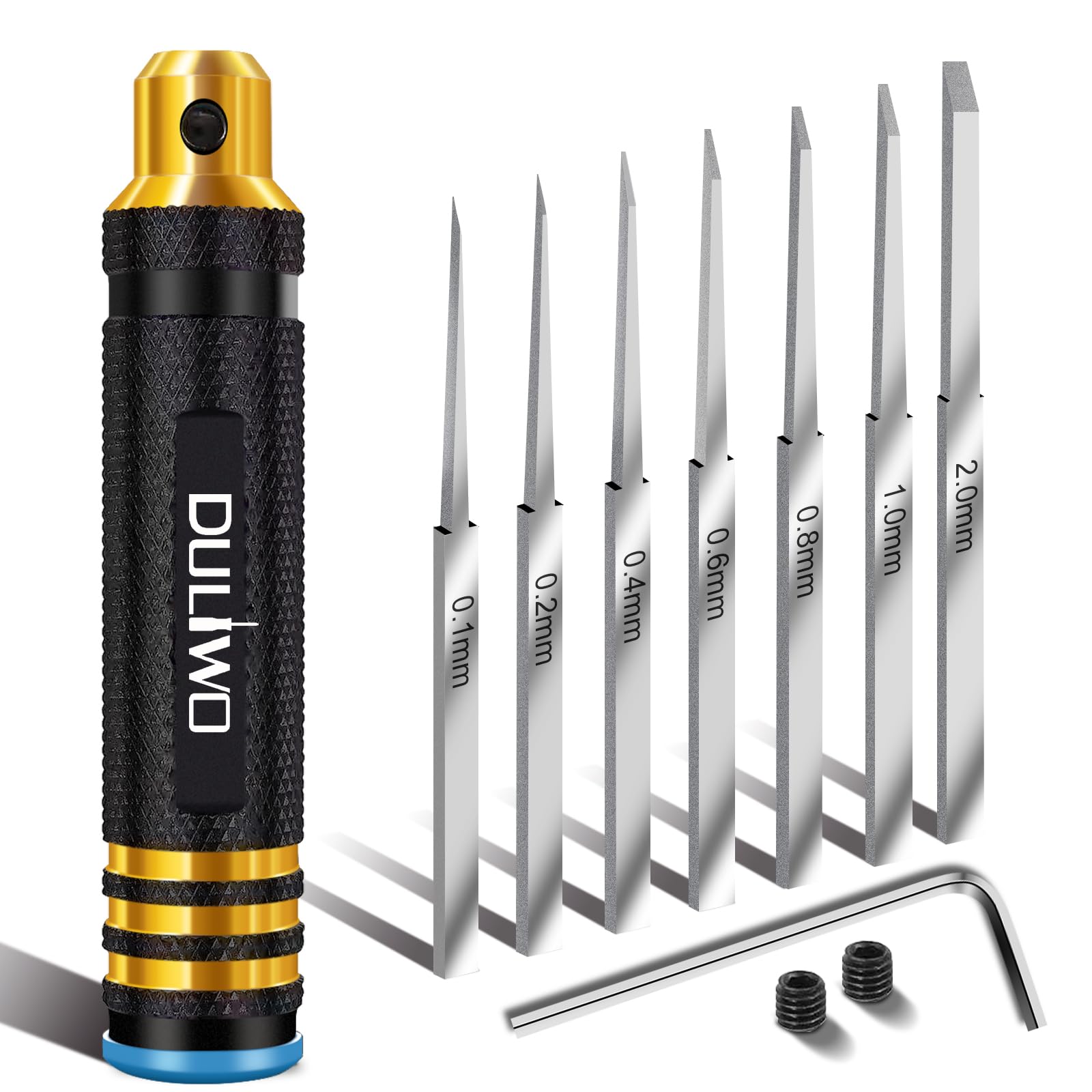 Modelo Scriber Chisel Duliwo Prime Scriber Gundam Com 7 Lâminas