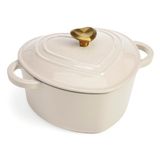 Forno Holandês Paris Hilton Creme De Ferro Fundido Esmaltado 4l