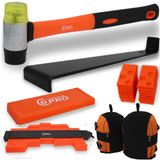 Kit De Instalação De Piso Carib Gear Pro Com Joelheiras 45 Unidades