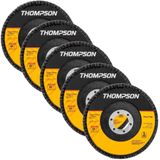Disco Flap Thompson 7p G40 Embalagem Com 5 Unidades