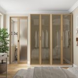 Guarda-roupa Modulado 2 Peças 4 Portas Reflecta Jade Cabecasa Madeiramadeira Branco/avelã