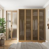 Guarda-roupa Modulado 2 Peças 4 Portas Reflecta Jade Cabecasa Madeiramadeira Avelã