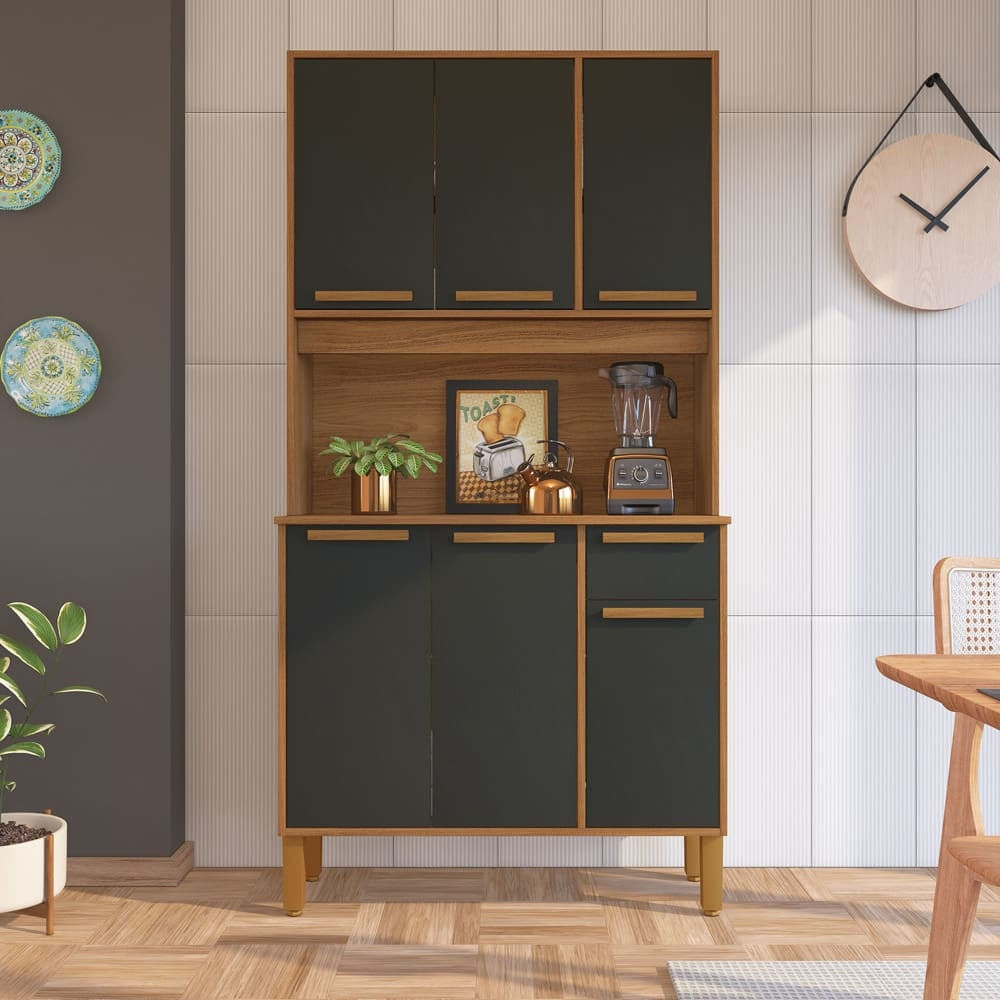 Cozinha Compacta Indekes Lagos Com 6 Portas E 1 Gaveta