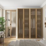 Guarda-roupa Modulado 2 Peças 4 Portas Reflecta Jade Cabecasa Madeiramadeira Branco/avelã