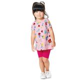 Conjunto Infantil Menina Blusa e Short Mullet - Malwee